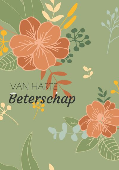 Van harte beterschap Kaart