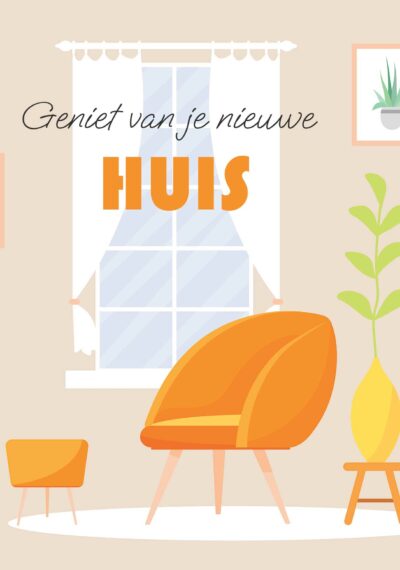 Geniet Van Je nieuwe huis kaart