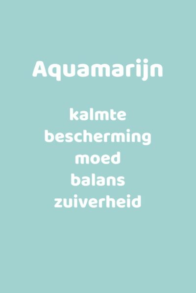 aquamarijn kaartje