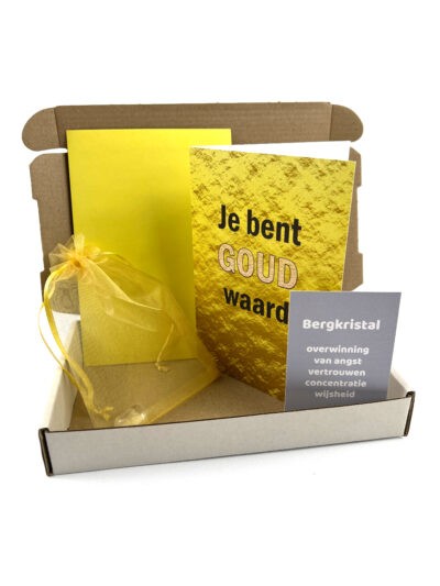 Brievenbuscadeau je bent goud waard