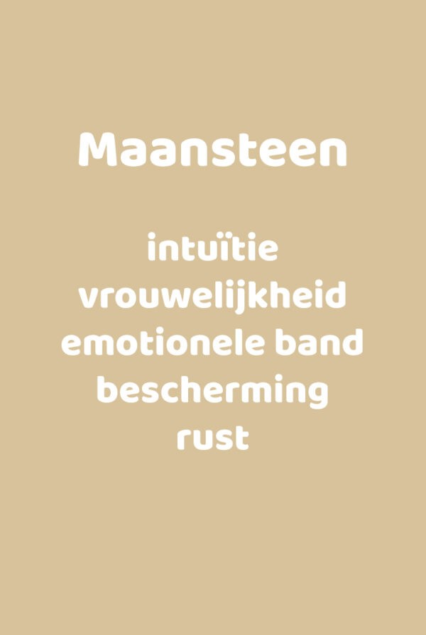 betekeniskaartje maansteen