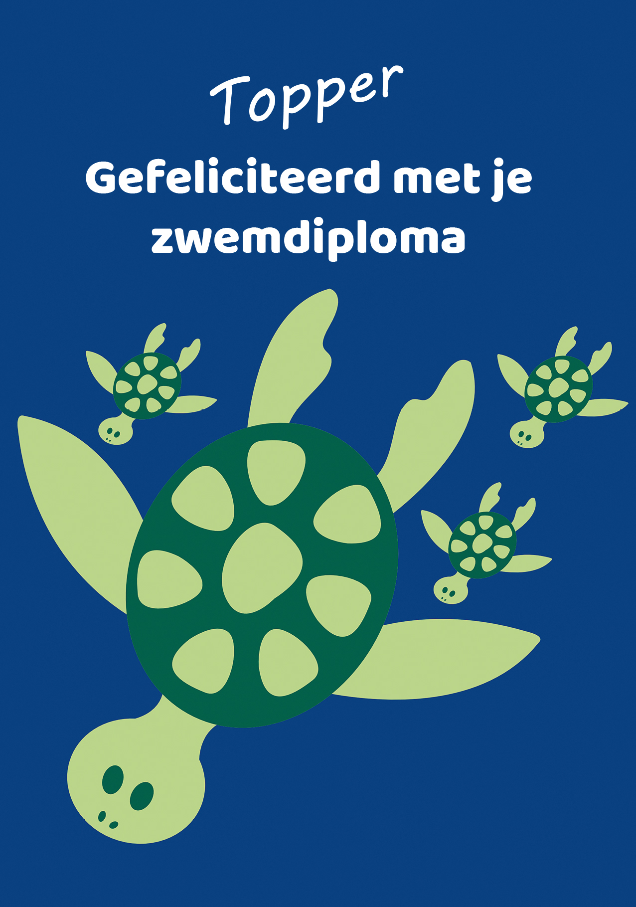 Zwemdiploma kaart