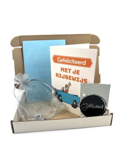 brievenbuscadeau gefeliciteerd met rijbewijs